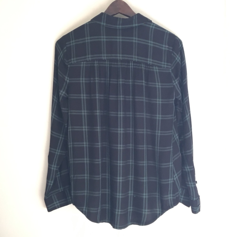 Madewell Wrap-Front Shirt in Palma Plaid - Picture 3 of 4